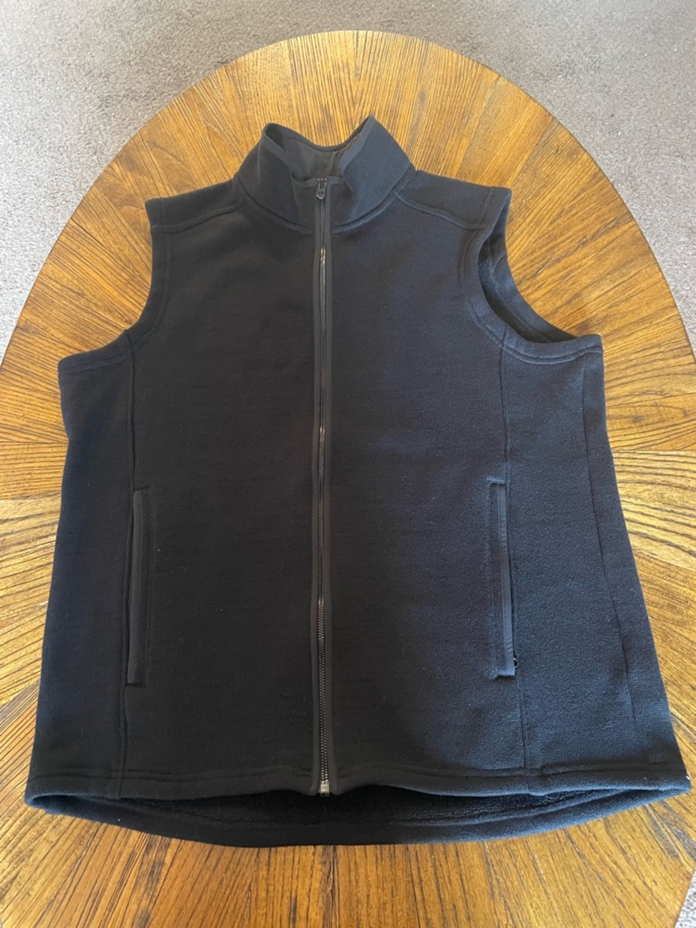 Kuhl Ascendyr Men's Black Full-Zip Fleece Vest